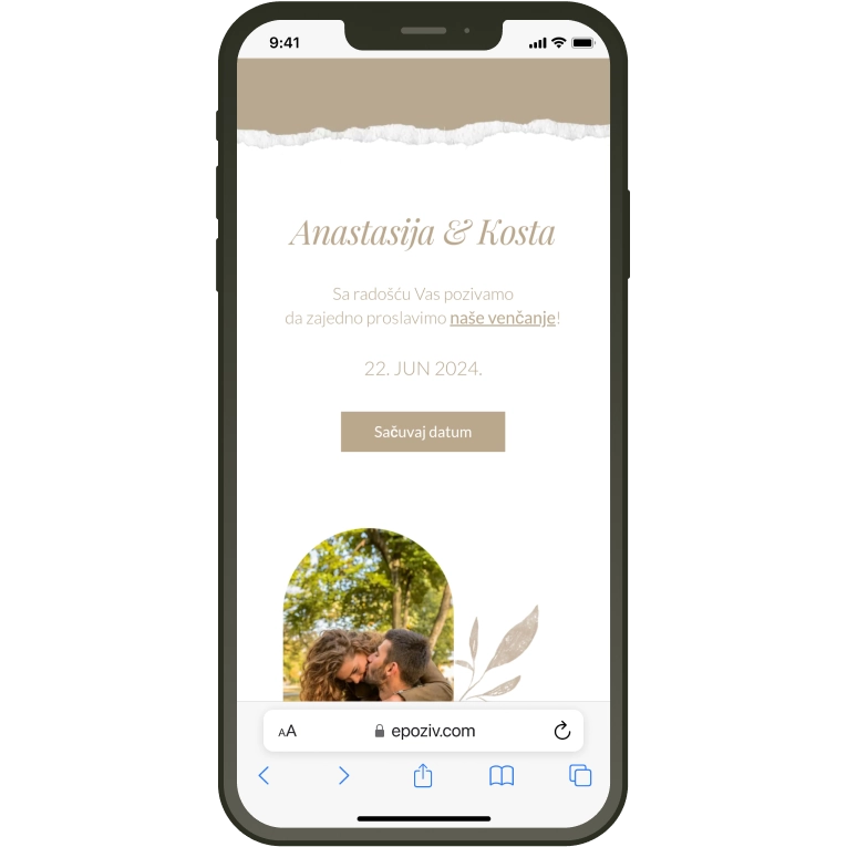 Boho mockup za katalog pozivnica