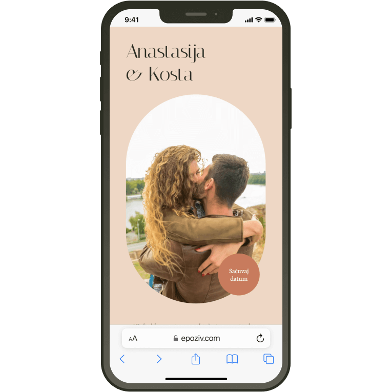 Pecan Cream e pozivnice za vencanje mockup