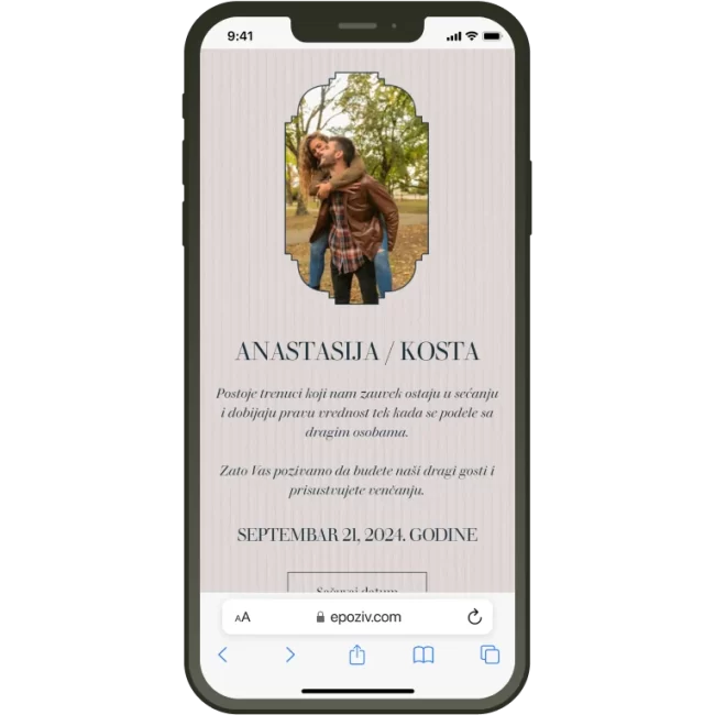 Royal mockup za katalog pozivnica