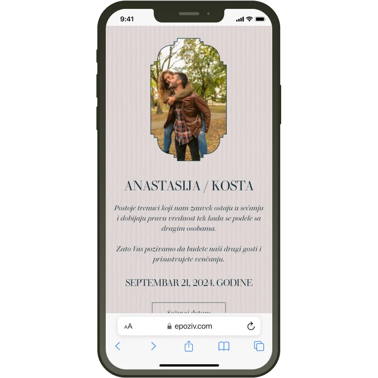 Royal mockup za katalog pozivnica